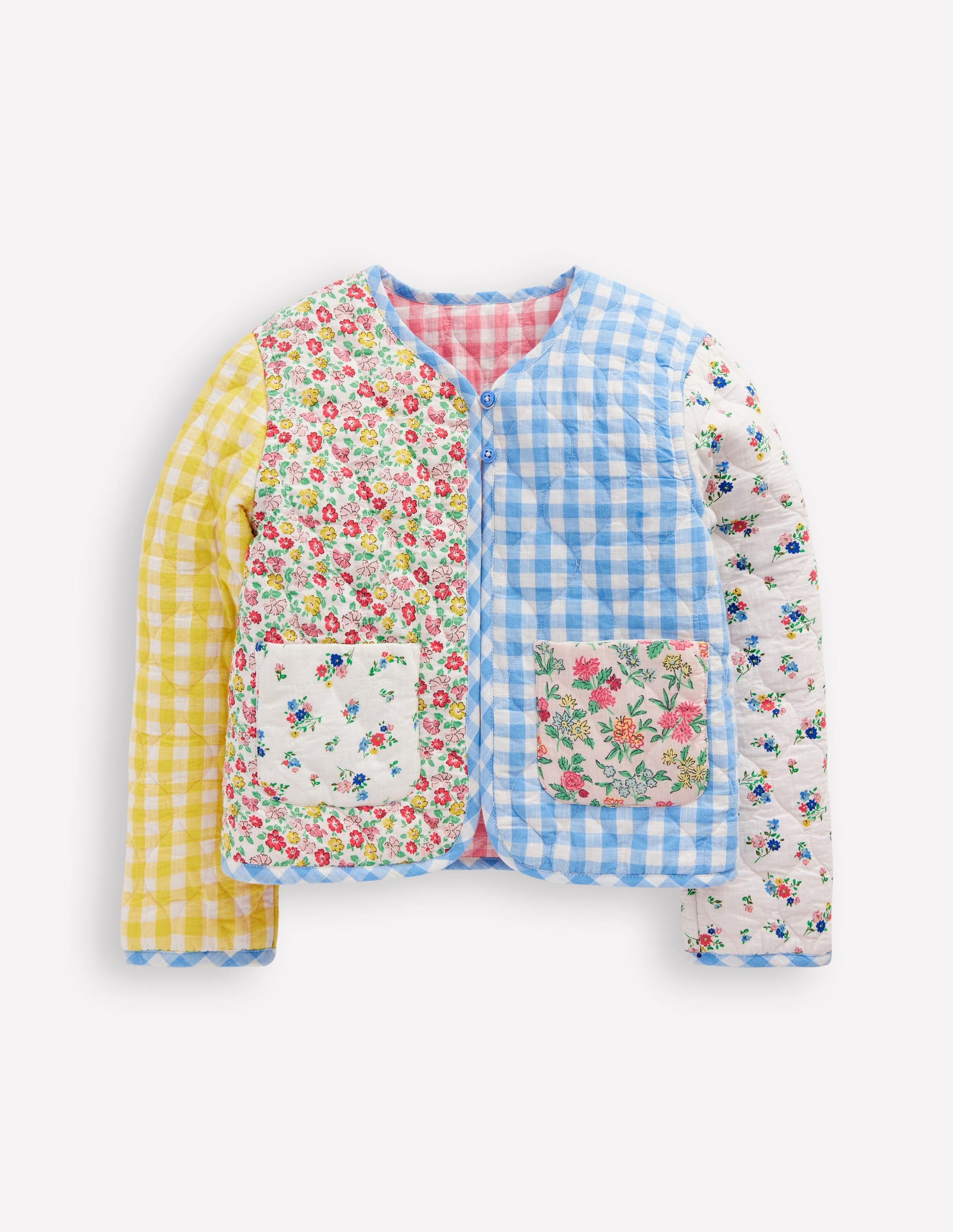 Aurore Reversible Jacket-Patchwork Floral-1