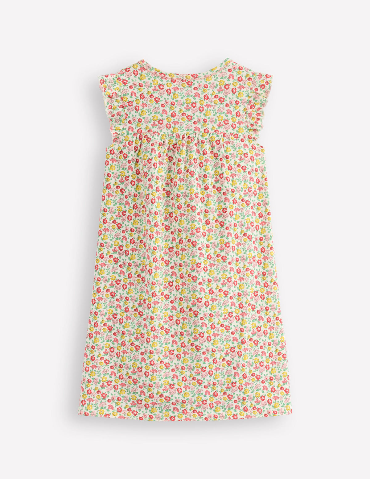 Short Sleeve Nightie-Multi Summer Flowerbed - Image 5