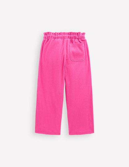 Towelling Pants-Sorbet Pink-2