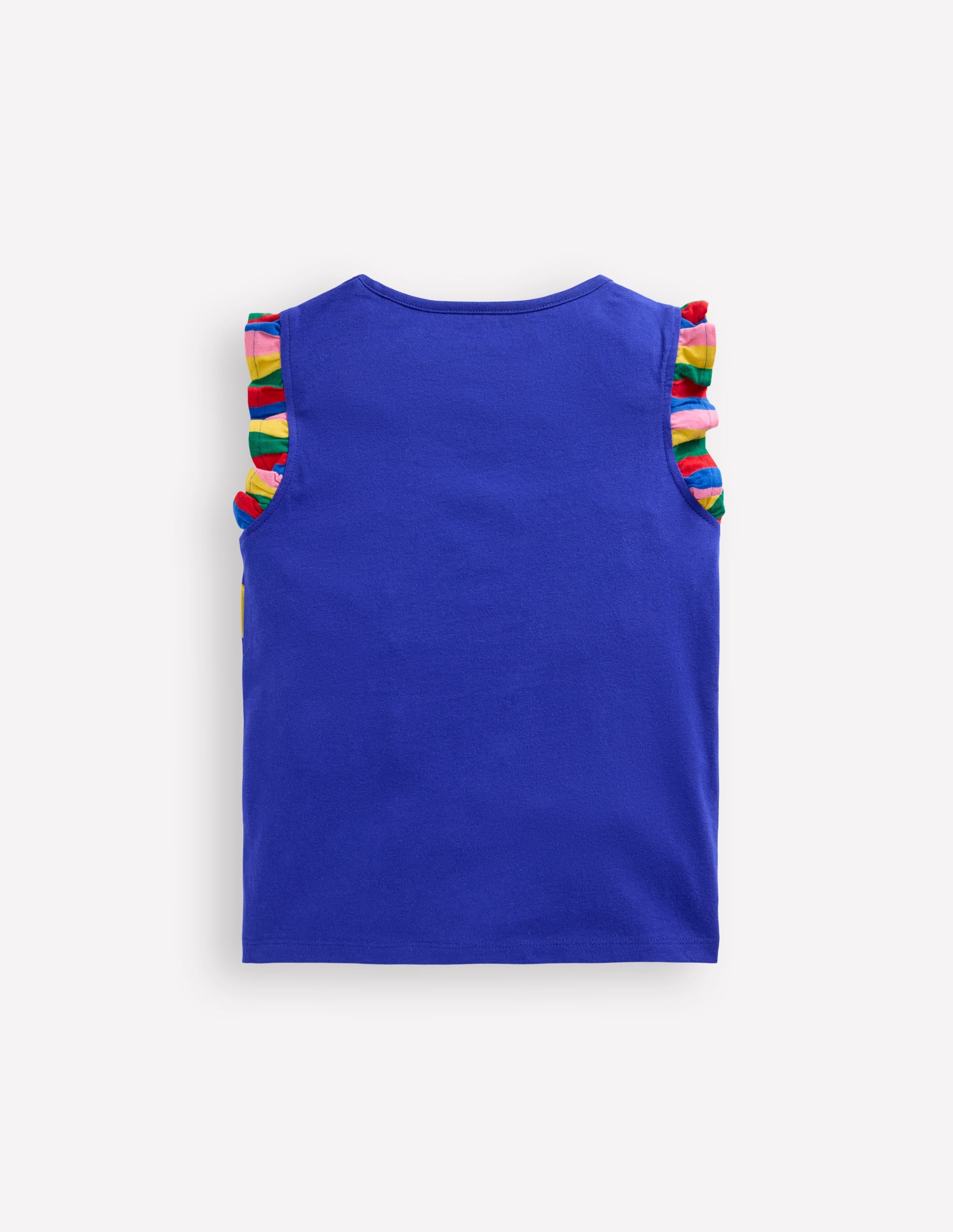 Flutter Short Sleeve T-shirt-Bright Blue Parrot - Image 2