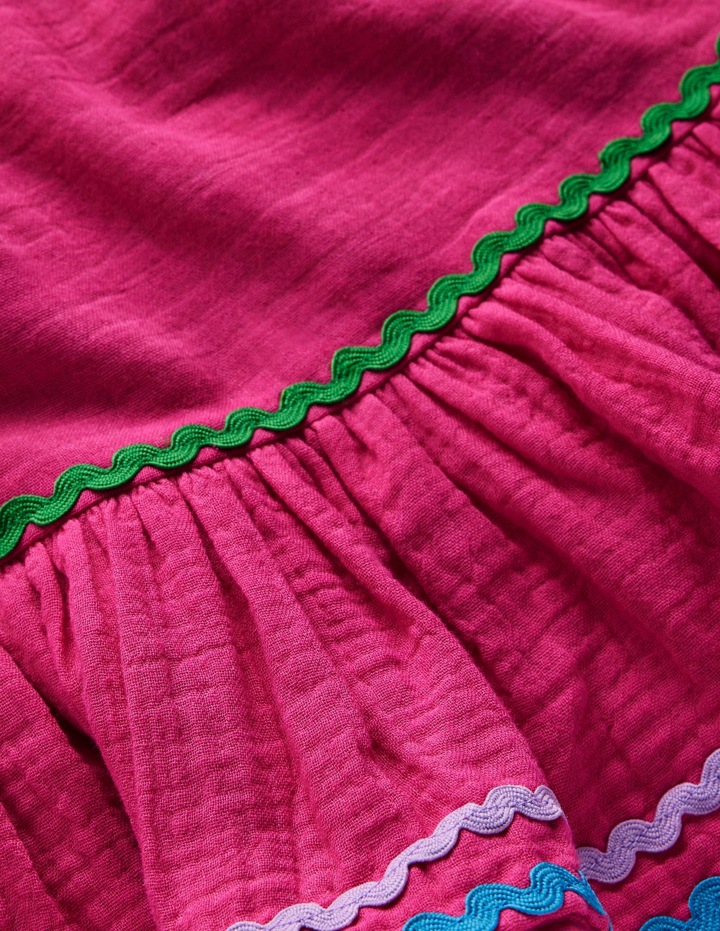 Emmy Woven Beach Dress-Raspberry Pink