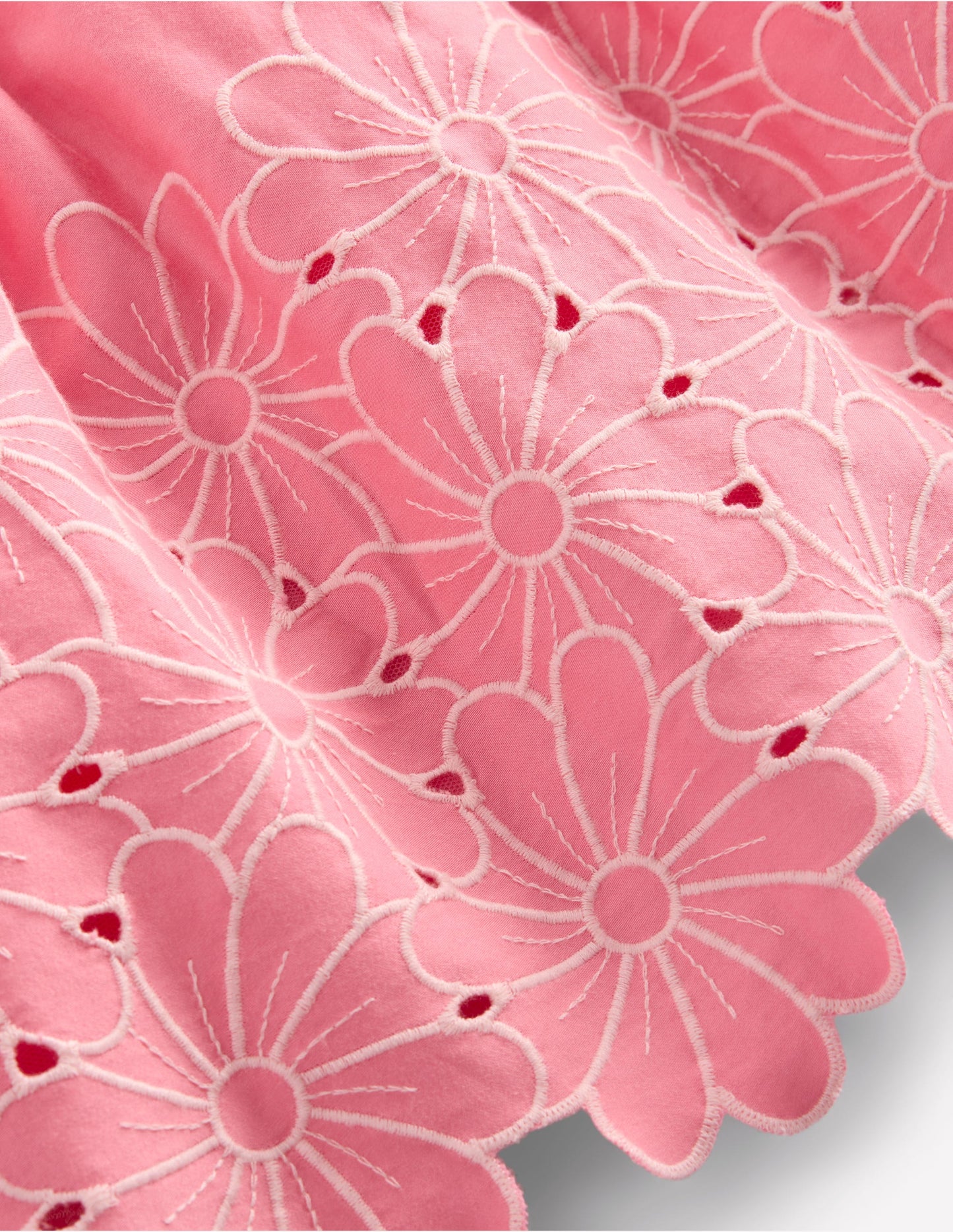 Flower Hem Occasion Dress-Salmon Pink