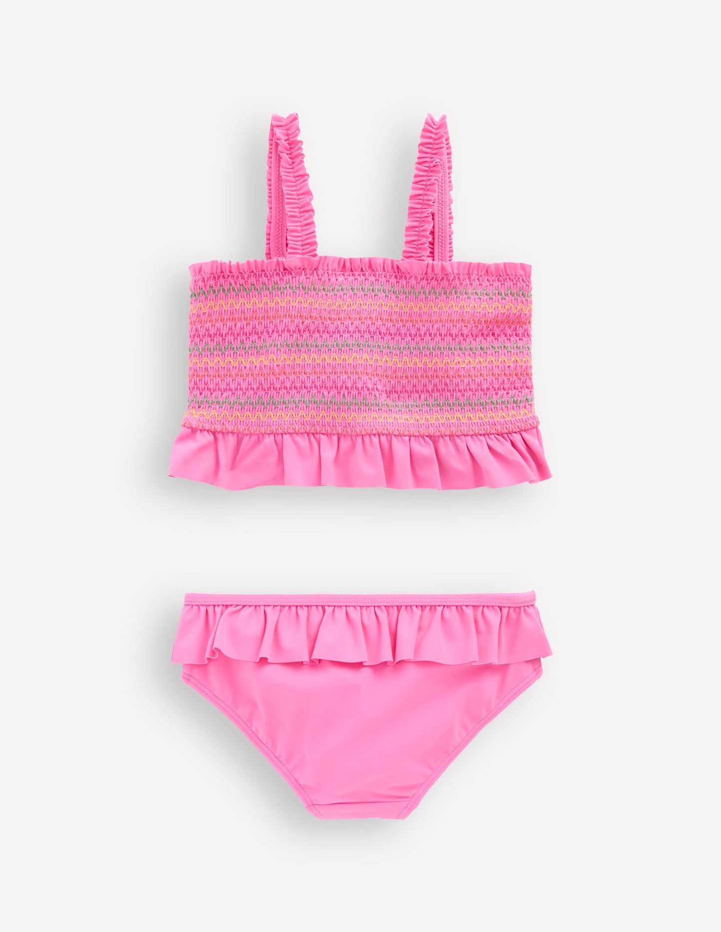 Pretty Peplum Bikini-Pink Fruit