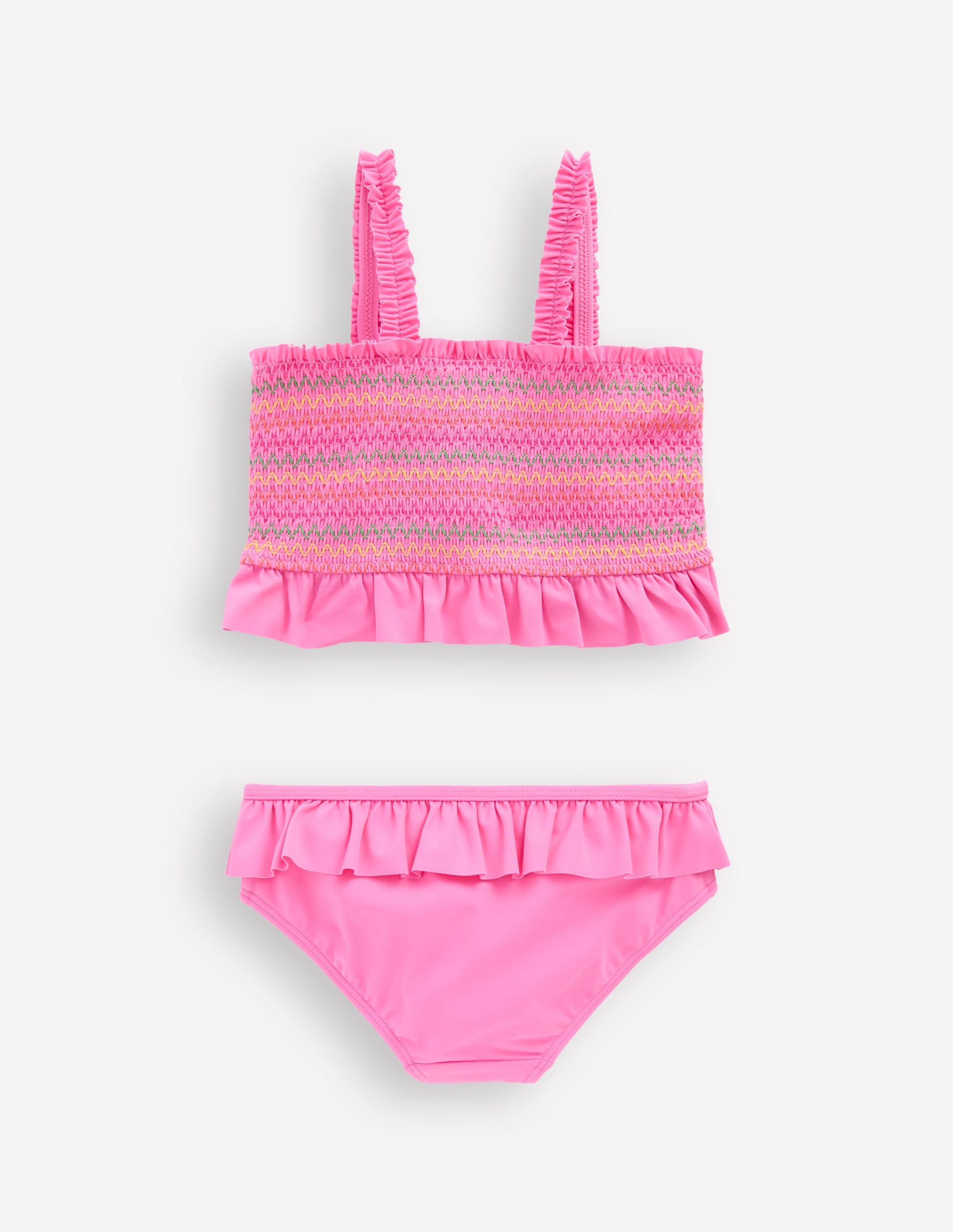Pretty Peplum Bikini-Pink Fruit-2