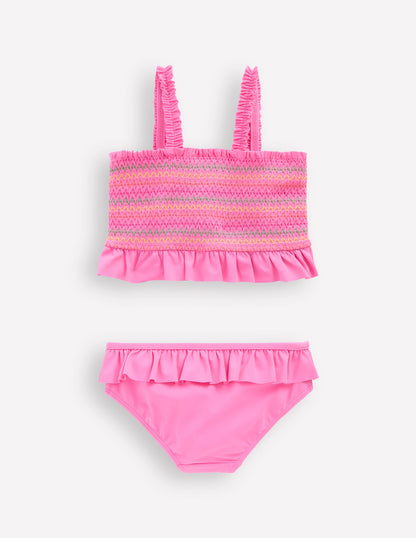 Pretty Peplum Bikini-Pink Fruit-2