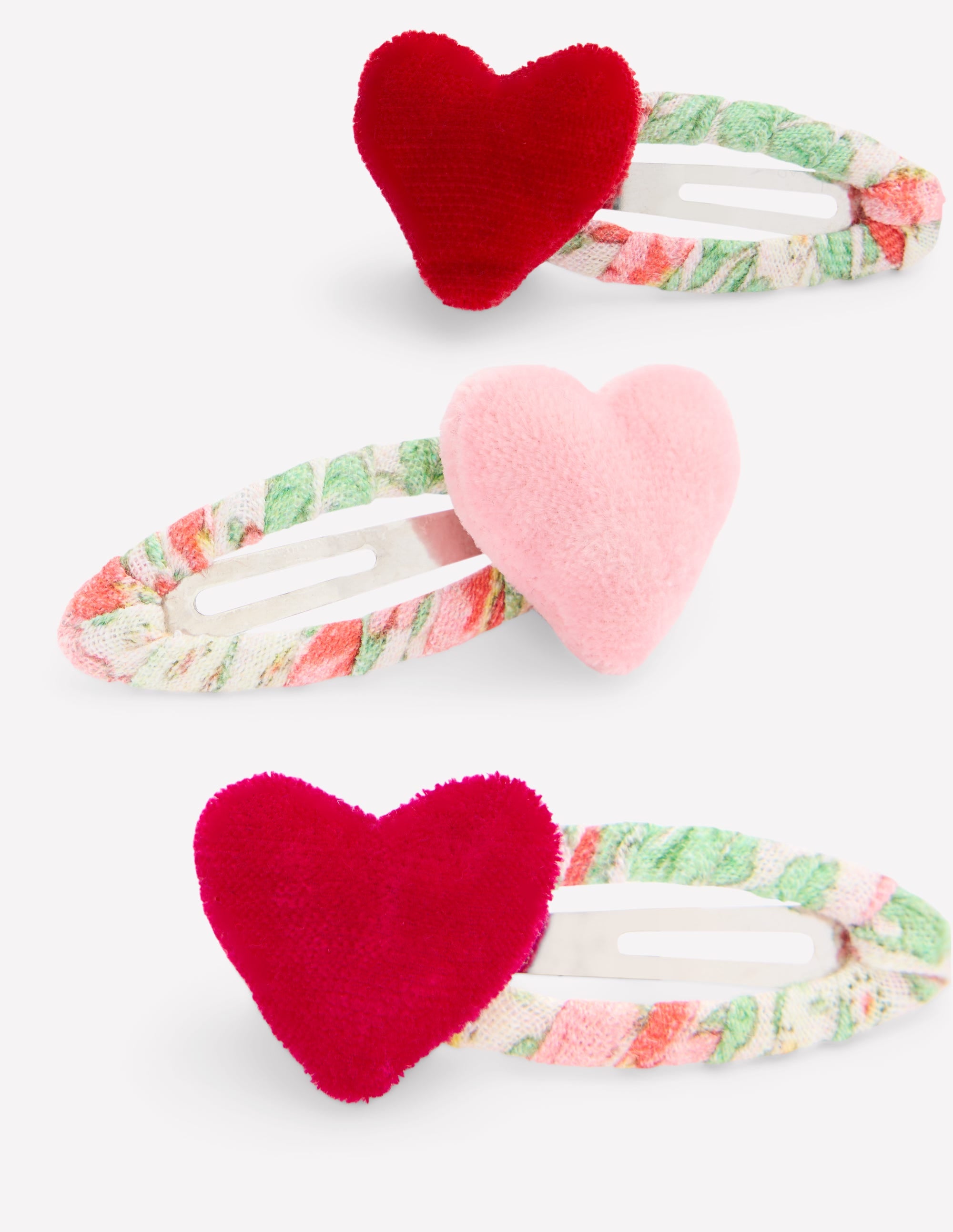 3-pack Hair Clips-Hearts - Image 2