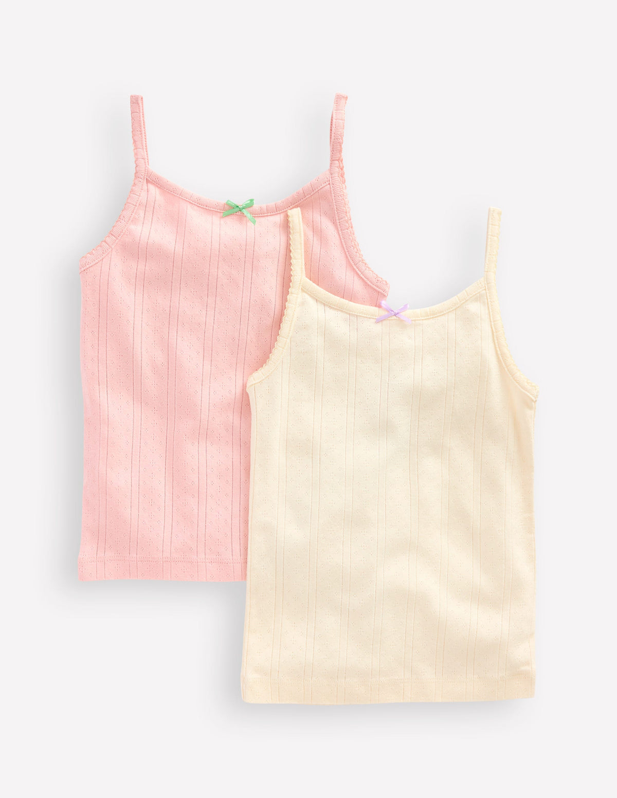 Tank Top 2 Pack-Pointelle Stripe - Image 1