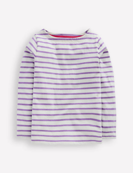 Ella Breton-Ivory / Aster Purple Stripe