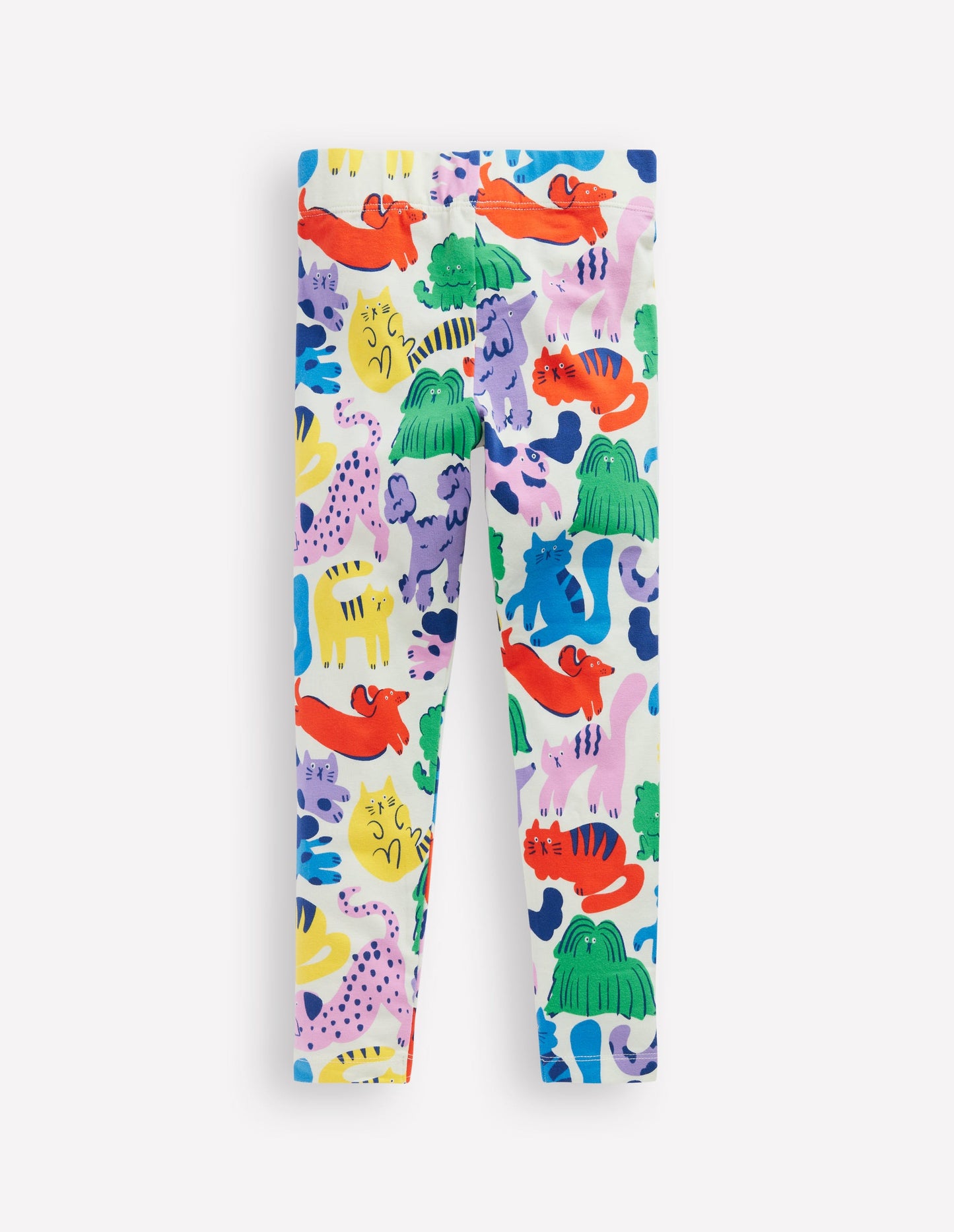 Fun Leggings-Multi Oatmeal Rainbow Pets