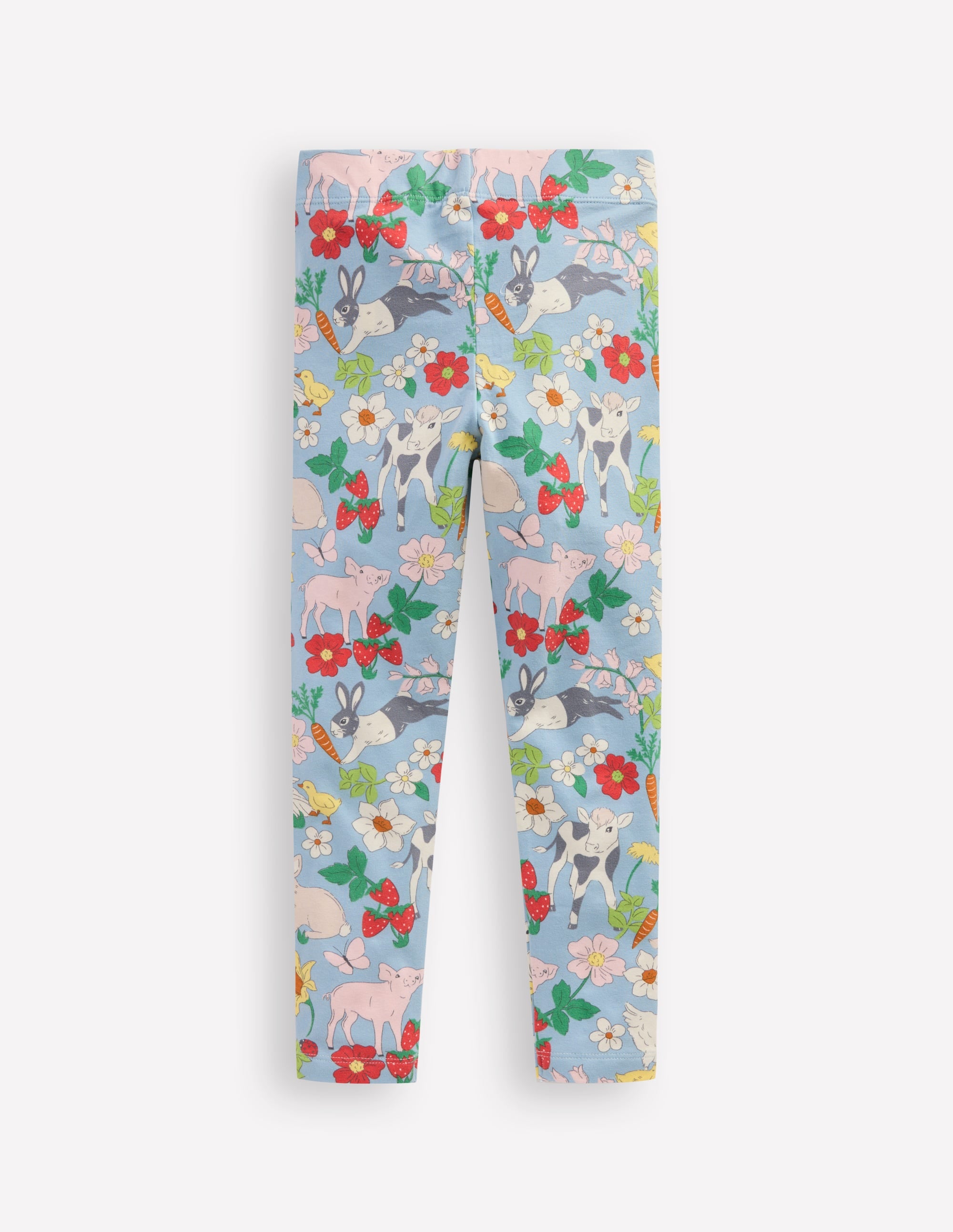 Everyday Fun Leggings-Blue Spring Meadow - Image 2