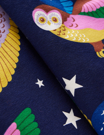 Fun Leggings-College Navy Owls