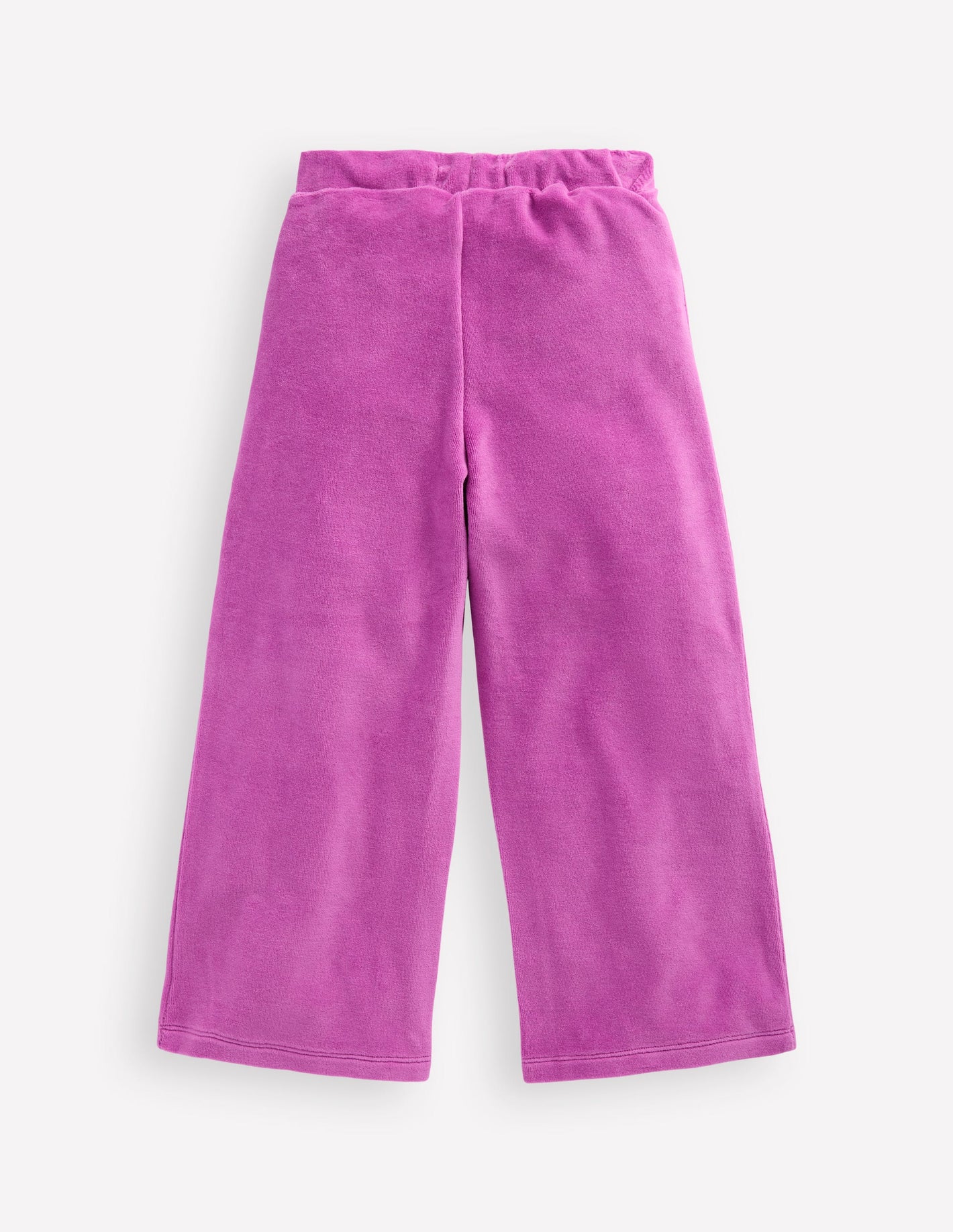 Heart Pocket Velour Sweatpants-Foxglove Purple