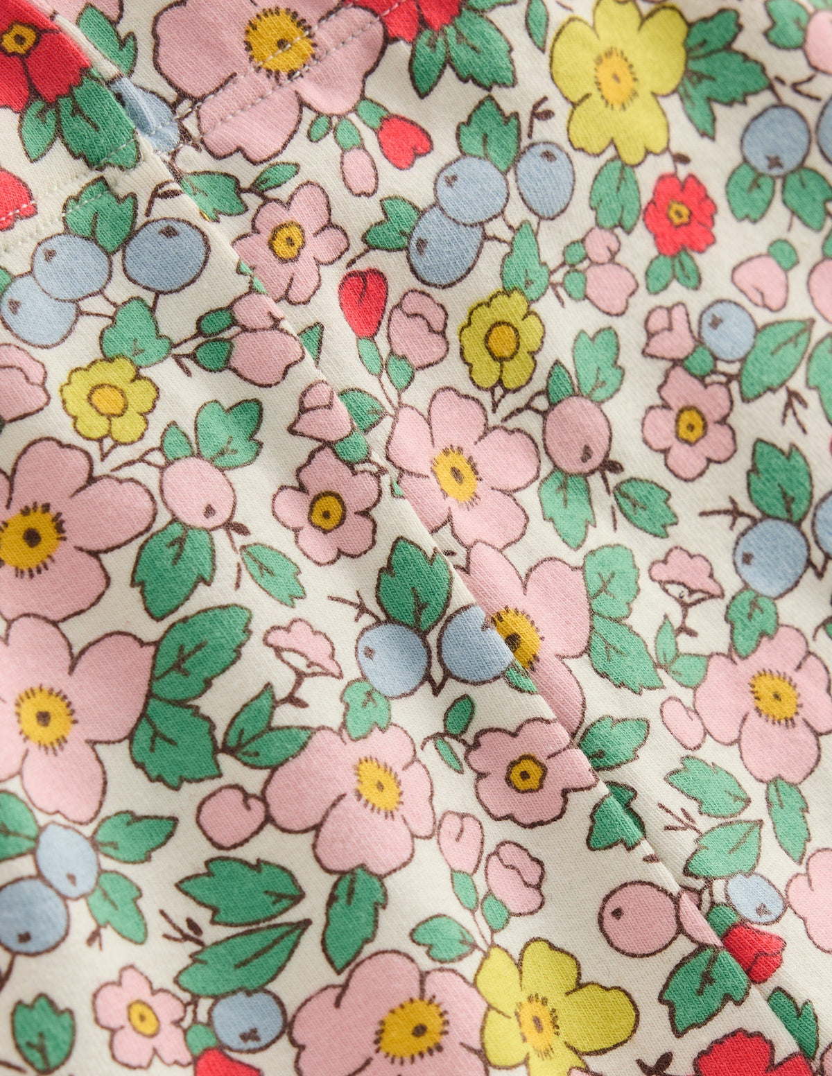 Cartwheel Shorts-Vanilla Apple Blossom Floral - Image 3
