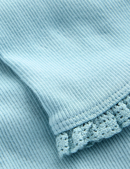 Ribbed Leggings-Vintage Blue-3