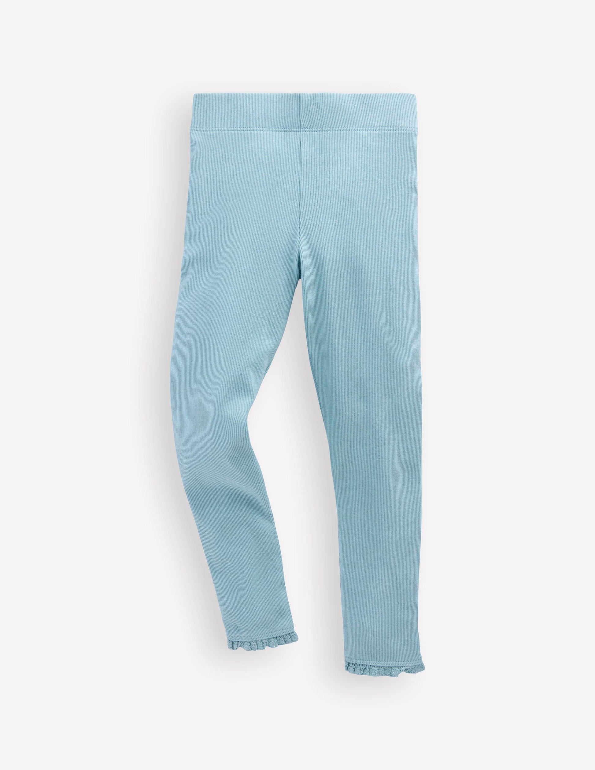 Ribbed Leggings-Vintage Blue-1