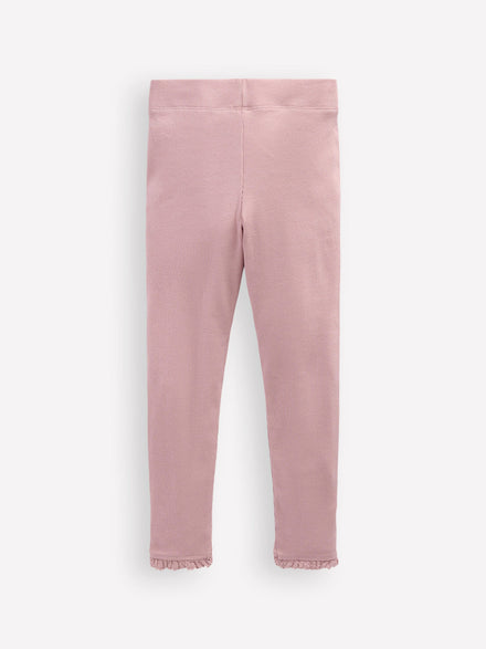 Ribbed Leggings-Vintage Pink