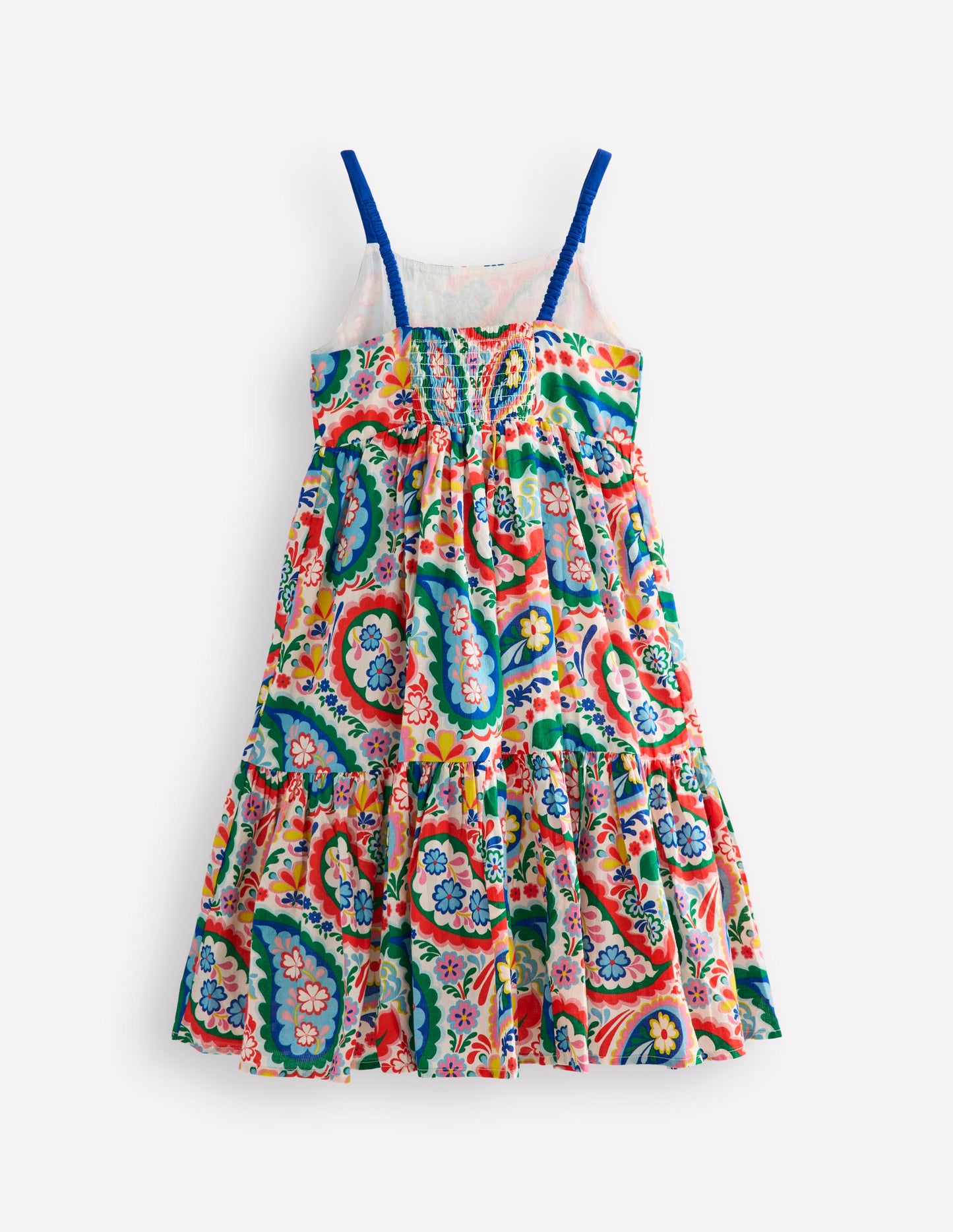 Aurelia Tiered Twirly Dress-Multi Paisley