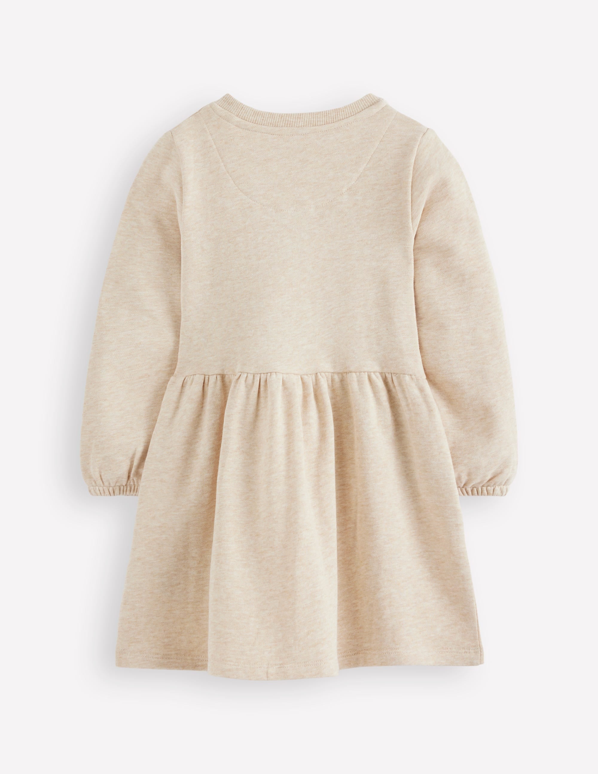 Joan Boucle Appliqué Dress-Oatmeal Marl Easter Patches - Image 2