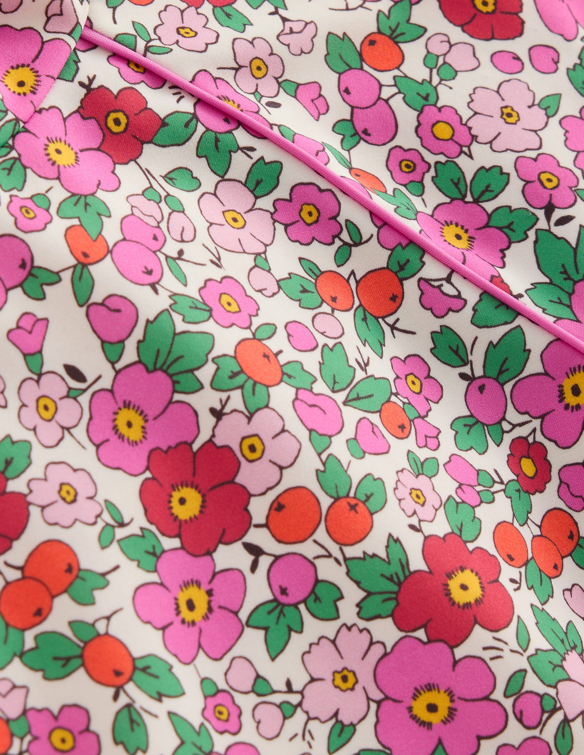 Sun Safe Patterned Rash Vest-Pink Apple Blossom Floral - Image 3