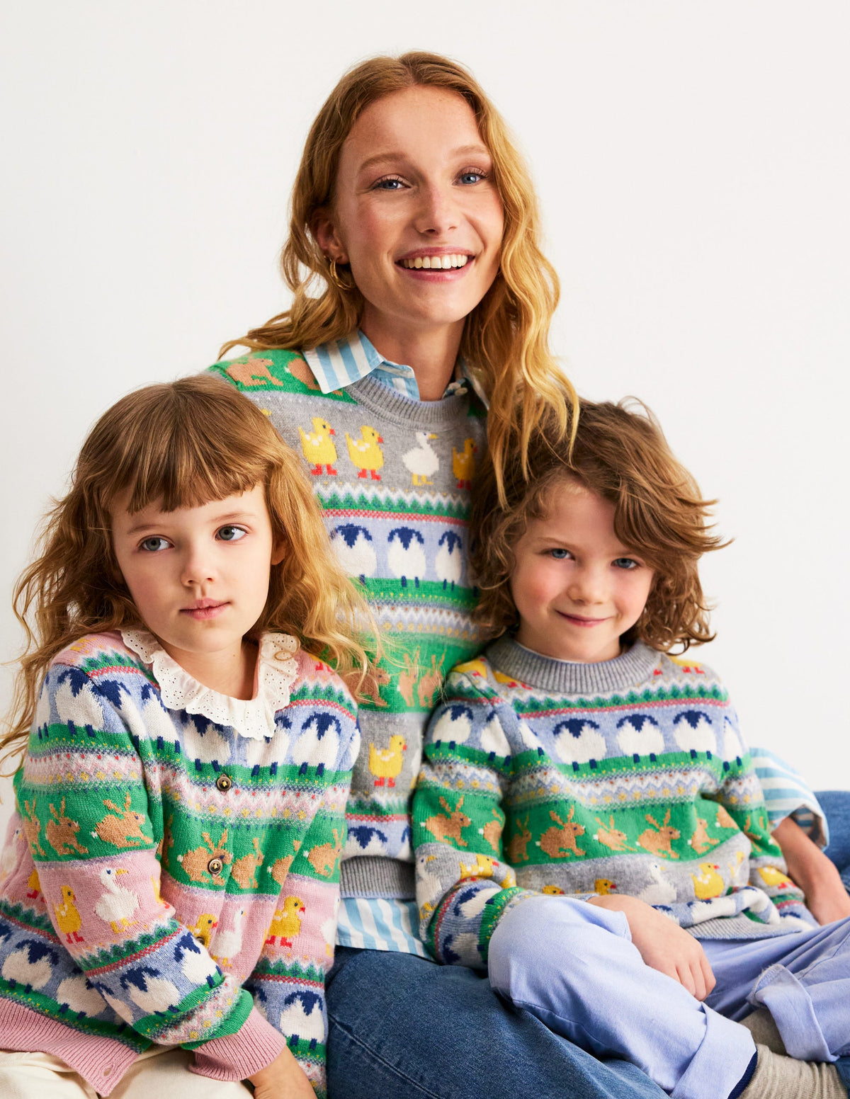 Edie Fair Isle Cardigan-Easter Fair Isle - Image 6