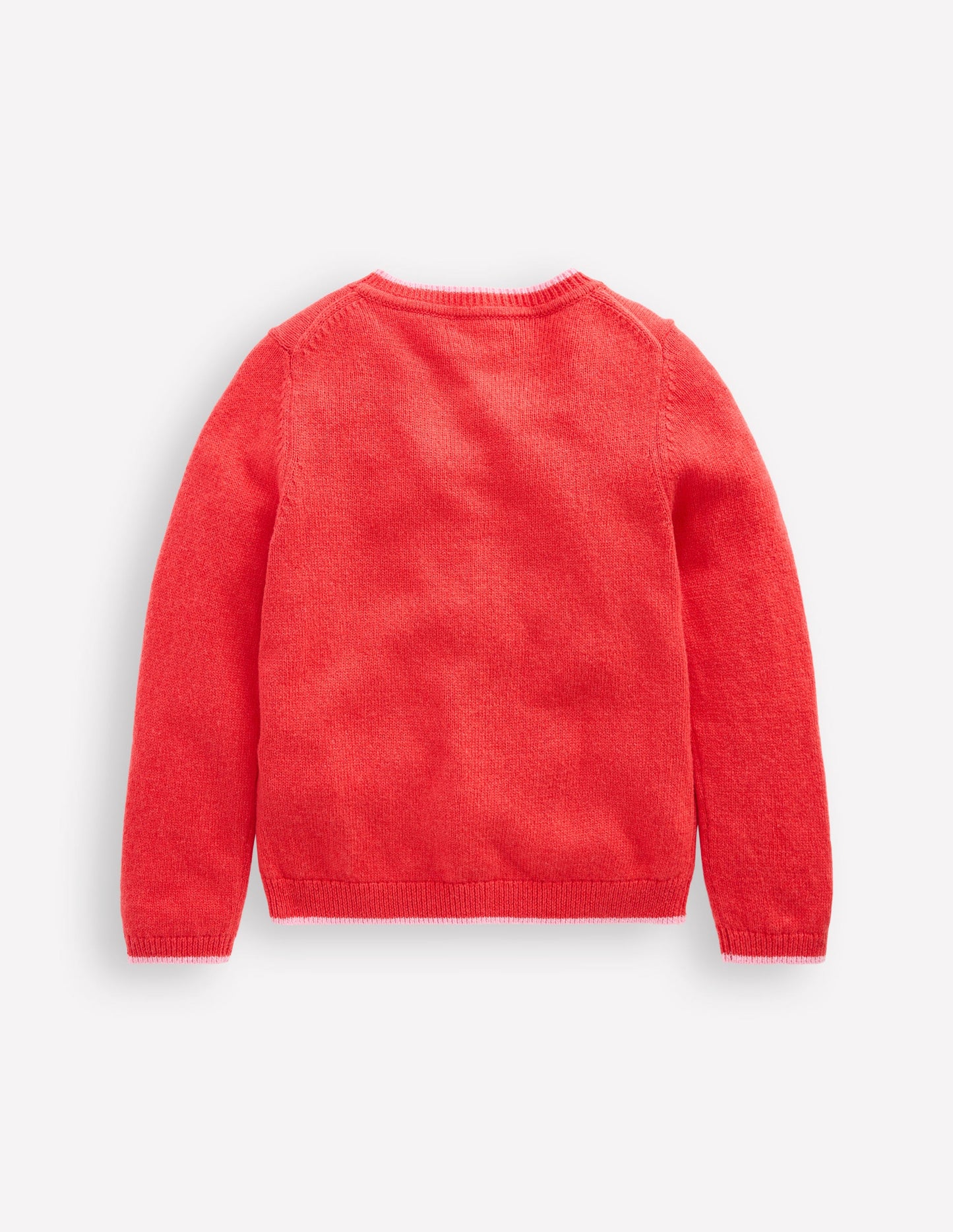 Evelyn Fun Logo Cardigan-Jam Red Bunnies