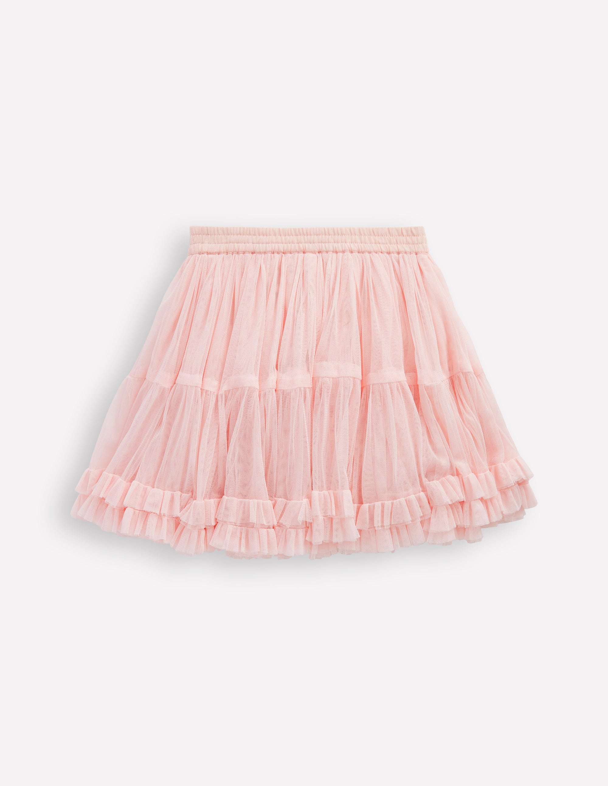 Tulle Ruffle Skirt-Pink - Image 2