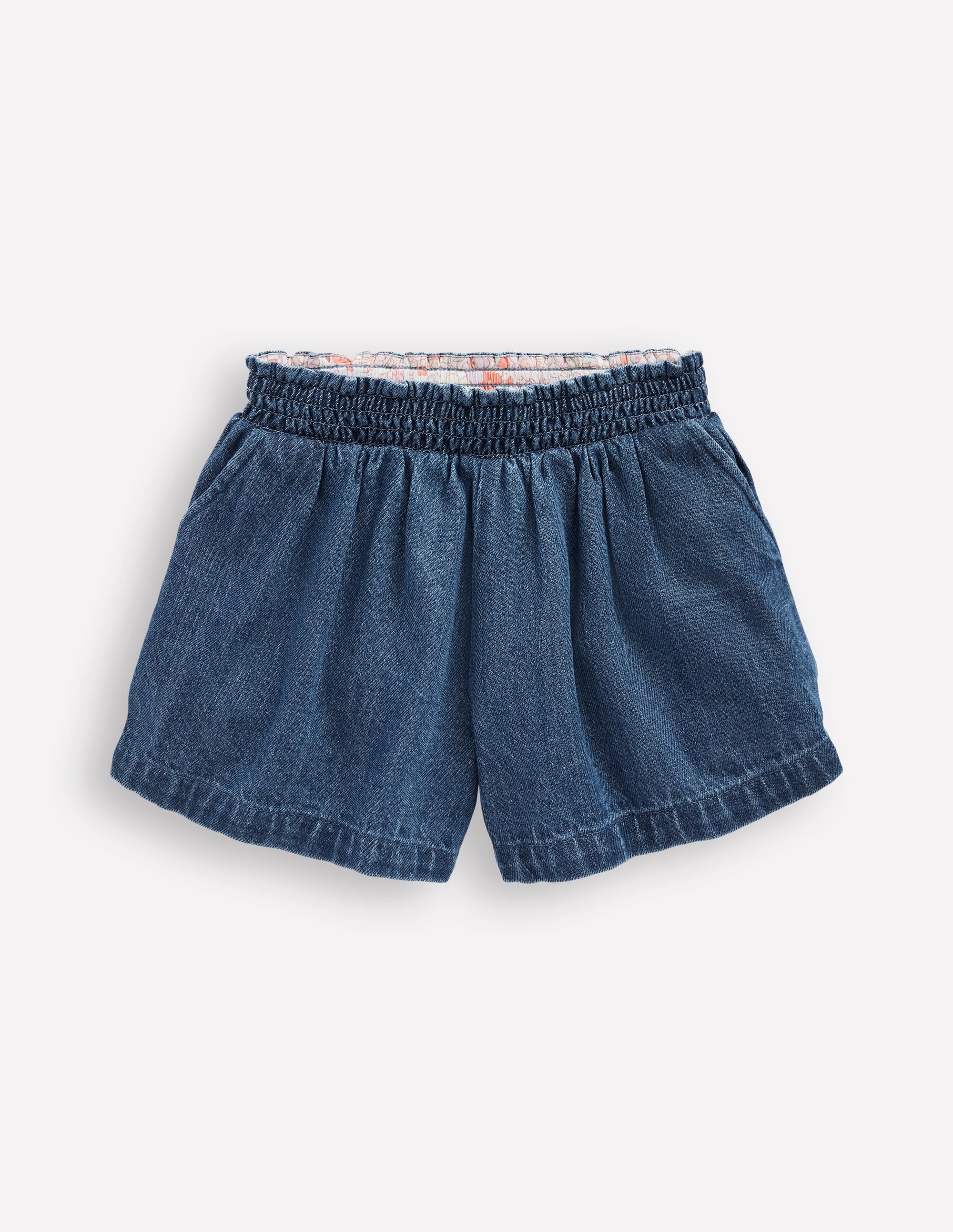 Pull-On Shorts-Mid Vintage Blue - Image 1