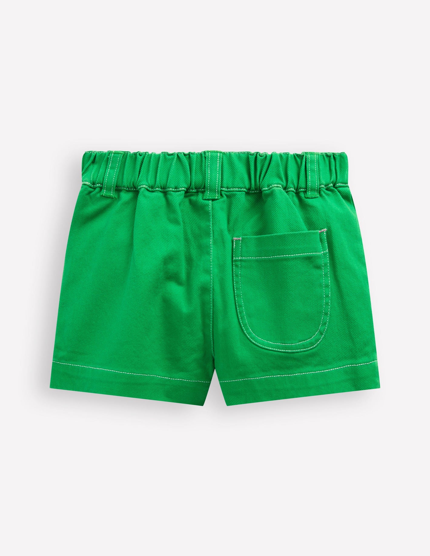 Patch Pocket Shorts-Green