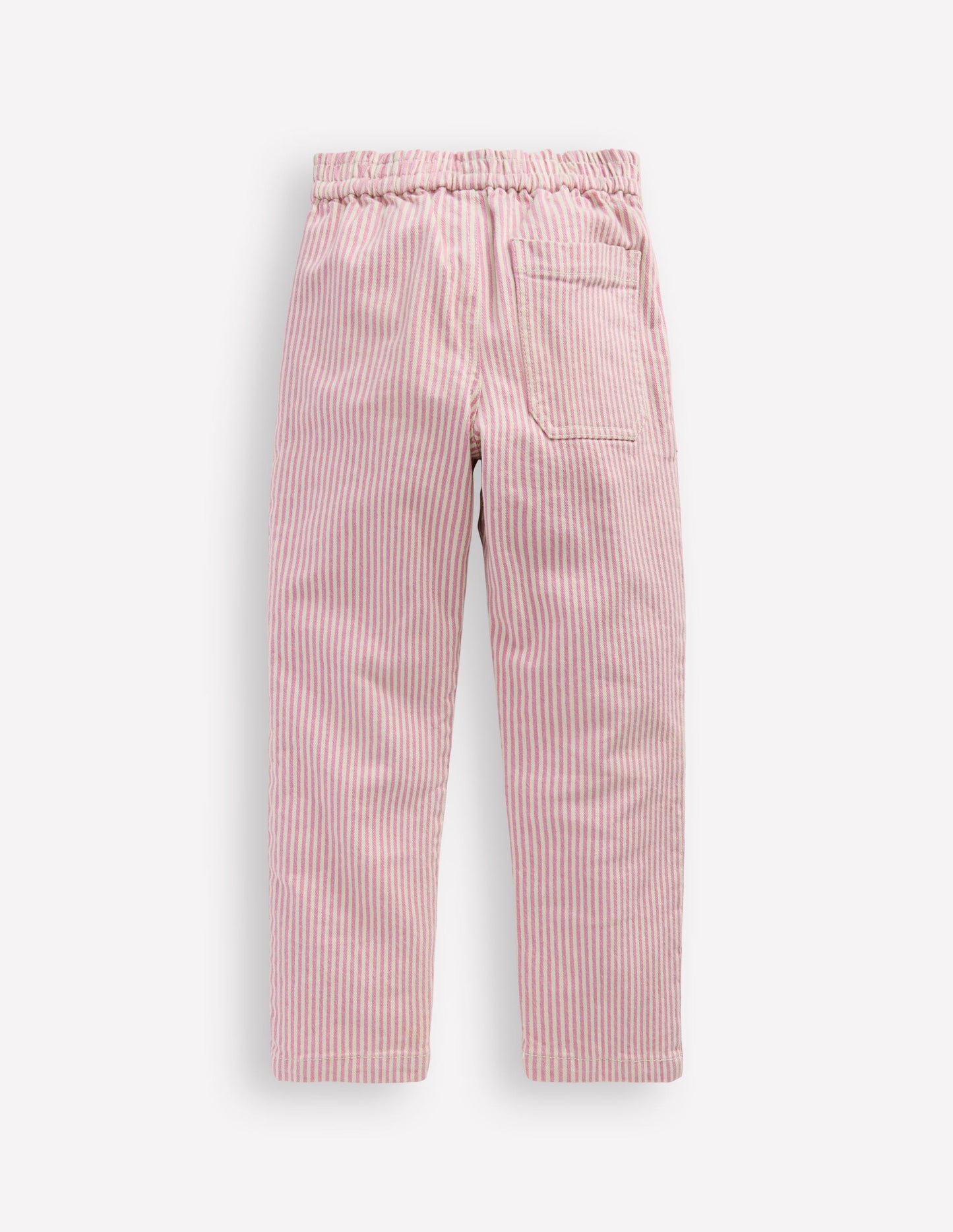 Pull-On Trouser-Pink Ticking