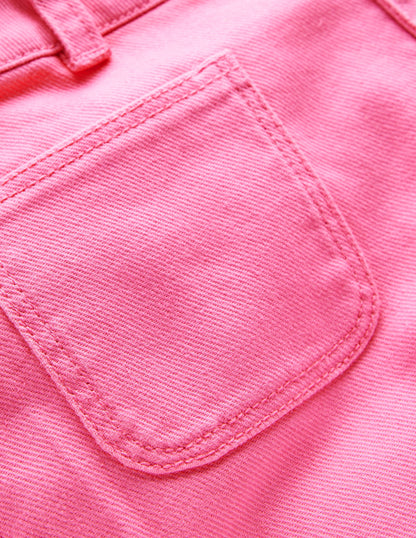 Patch Pocket Trouser-Sorbet Pink