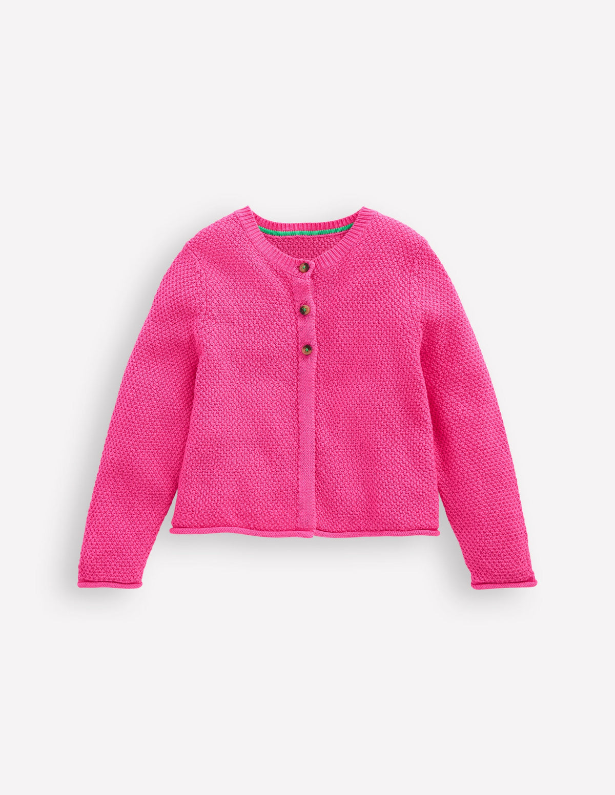 Everyday Cotton Cardigan-Sorbet Pink - Image 1