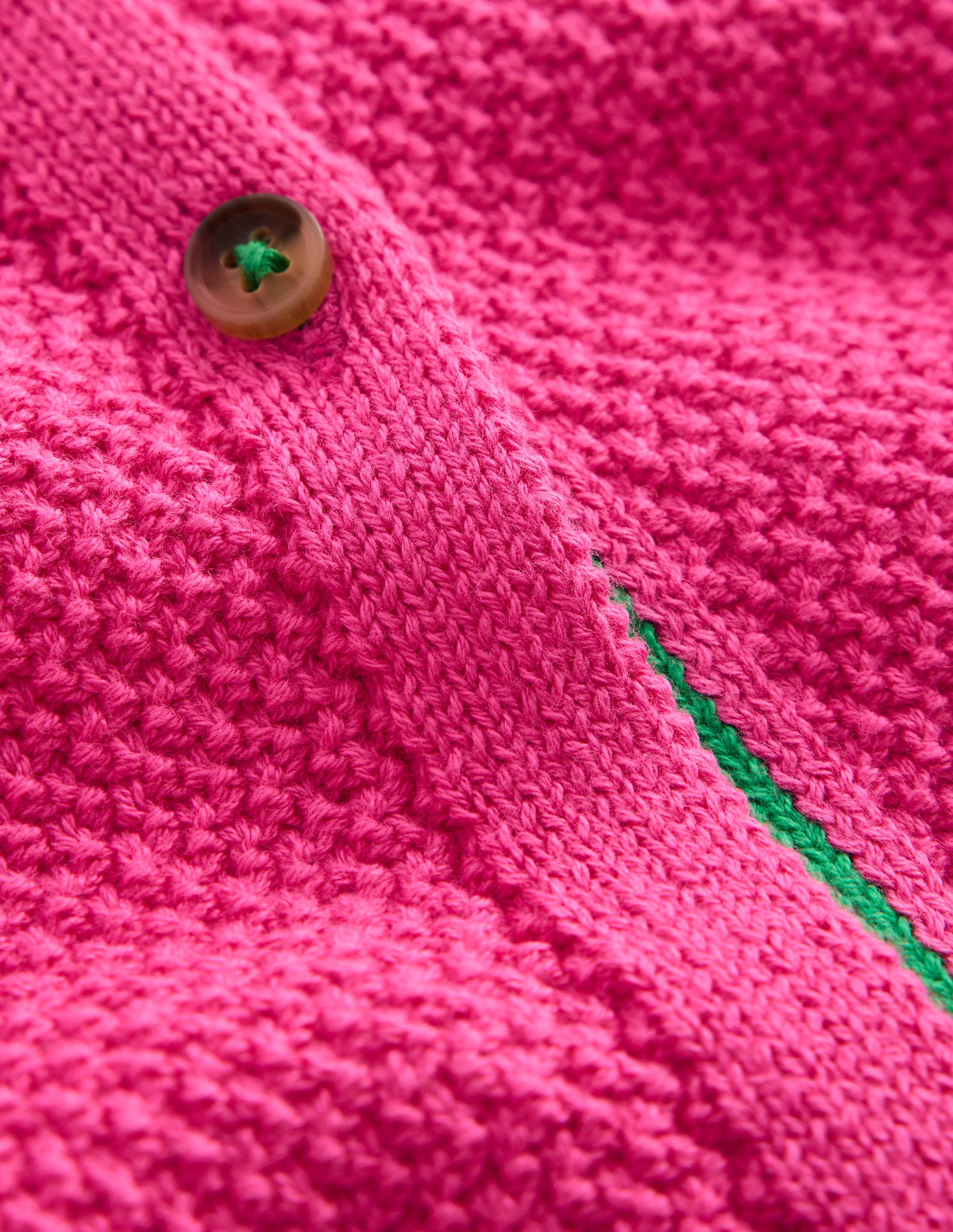 Everyday Cotton Cardigan-Sorbet Pink - Image 3