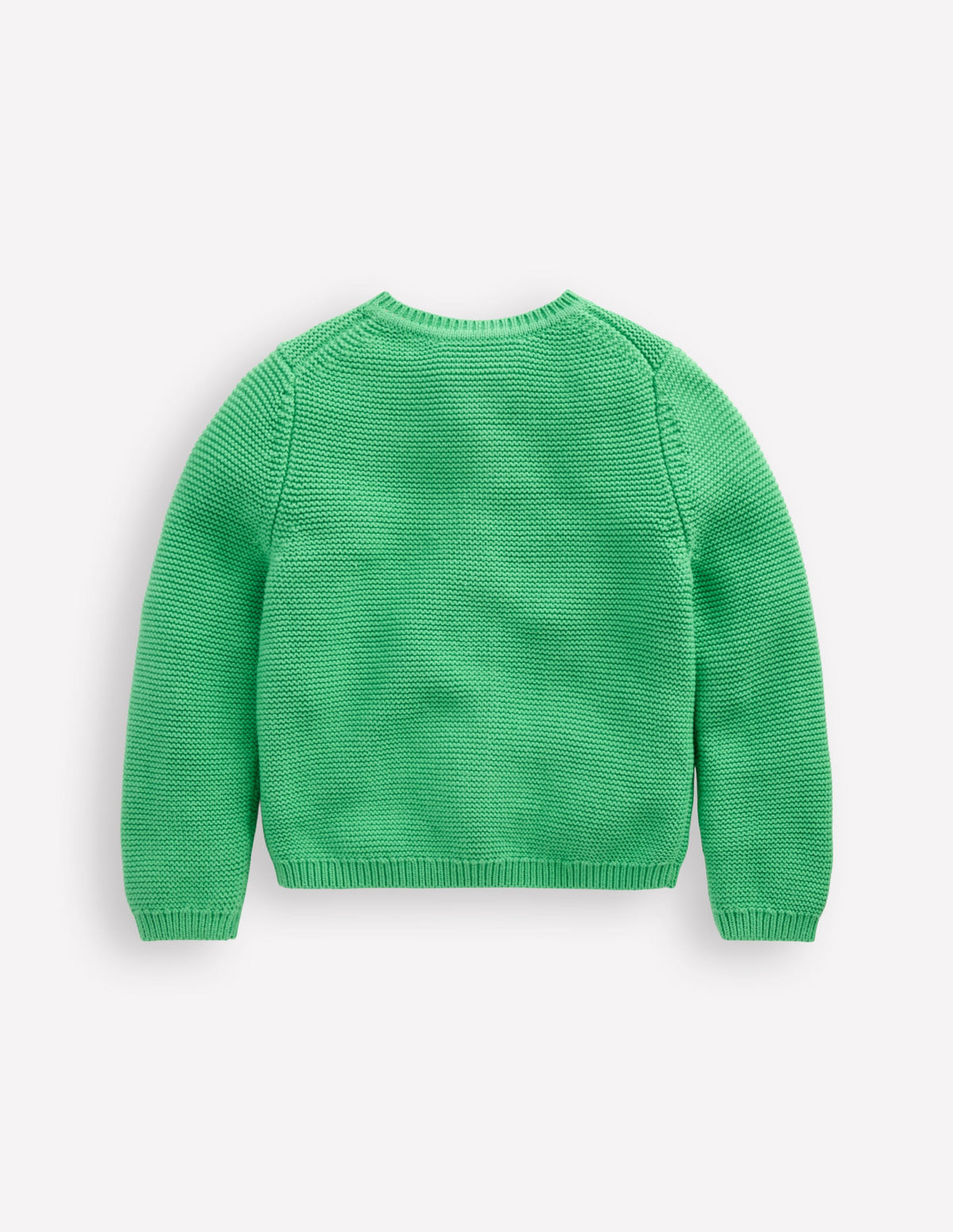 Essential Crew Neck Cardigan-Sapling Green - Image 2