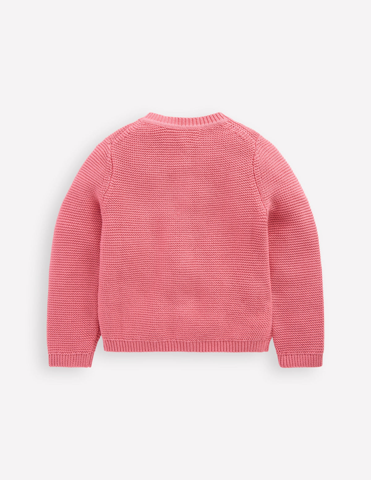 Essential Crew Neck Cardigan-Formica Pink - Image 2