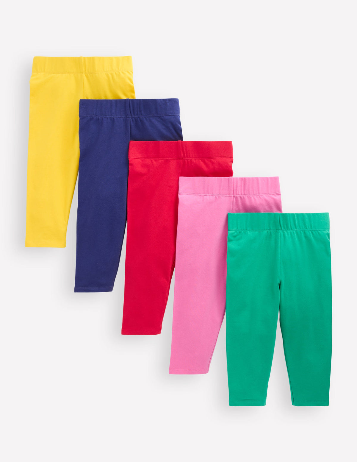 5-Pack Cropped Leggings-Multi Rainbow - Image 1