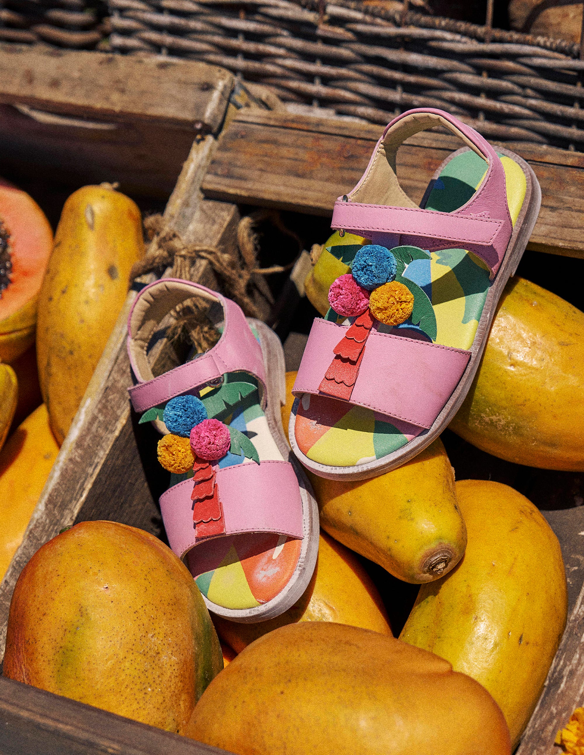 Fun Leather Sandals-Jungle - Image 4
