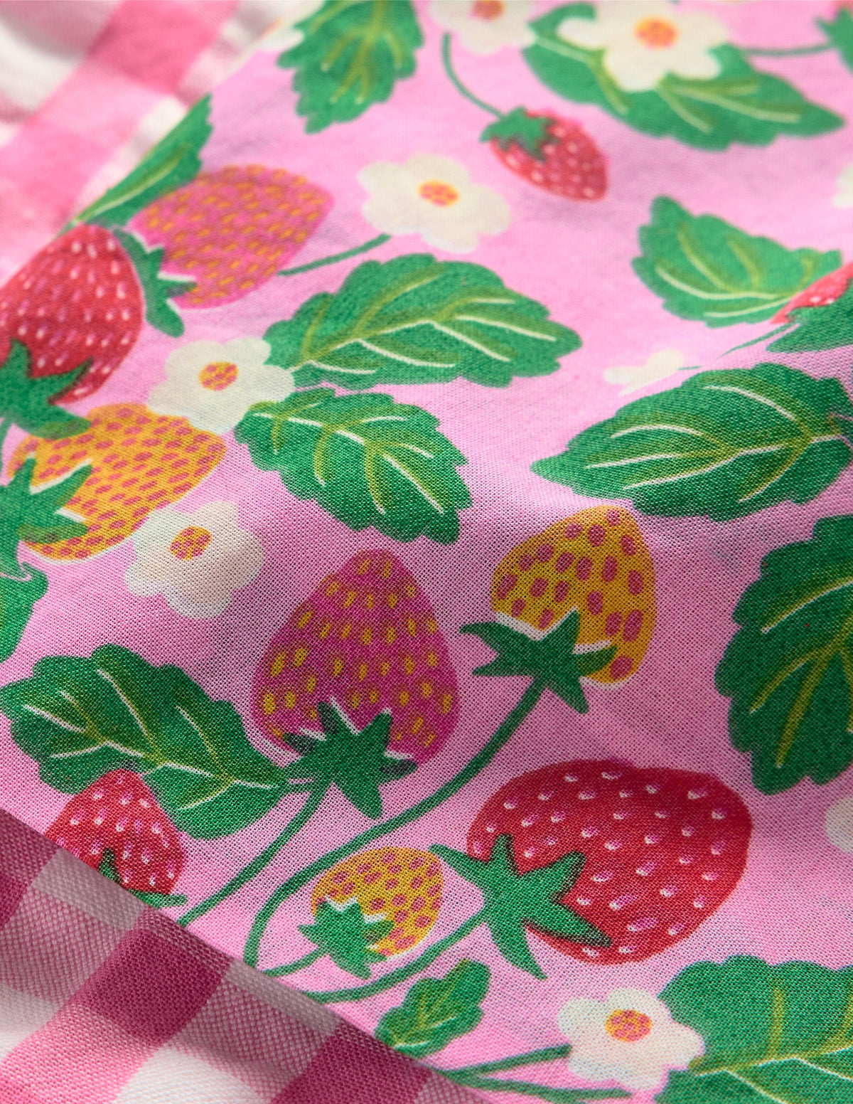 2 Pack Headscarves-Strawberry/Gingham - Image 2