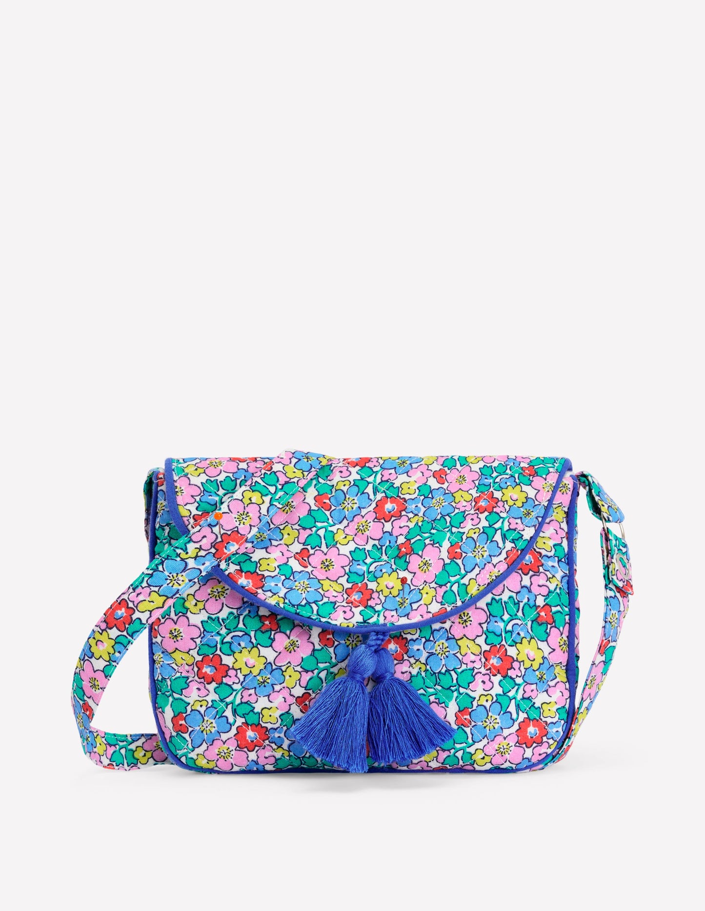 Quilted Cross-body Bag-Multi Flowerbed