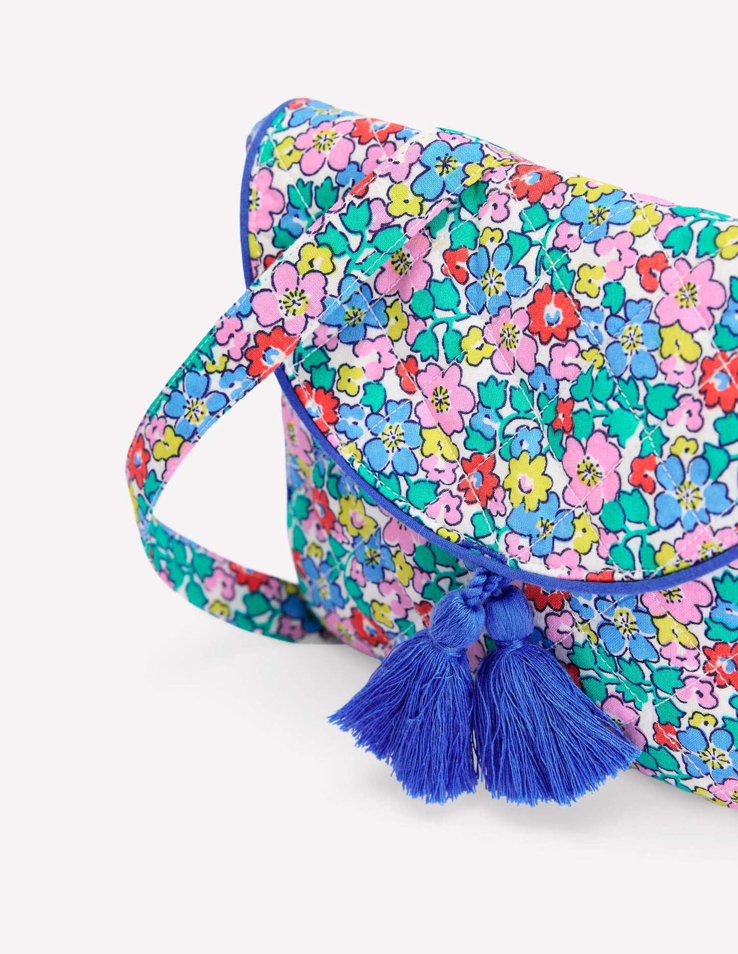 Quilted Cross-body Bag-Multi Flowerbed
