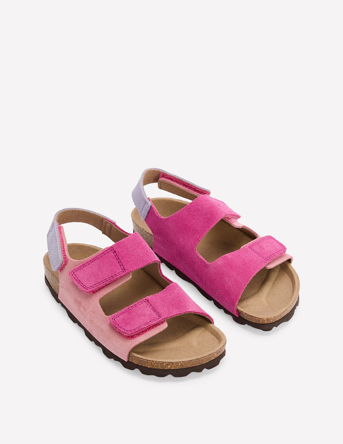 Colourblock Sandals-Pink Colourblock - Image 2