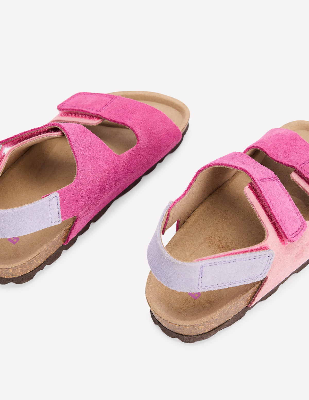 Colourblock Sandals-Pink Colourblock - Image 3