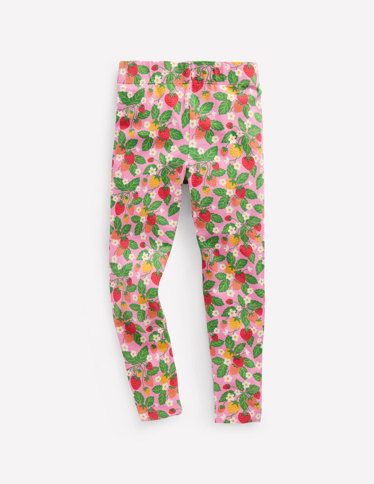 Everyday Fun Leggings-Cosmos Pink Strawberry Patch - Image 1