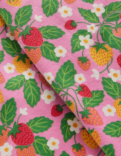 Everyday Fun Leggings-Cosmos Pink Strawberry Patch-3