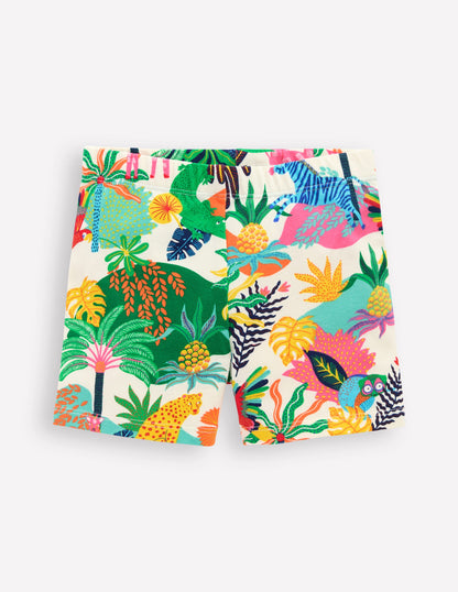 Cartwheel Shorts-Soft Ivory Multi Jungle-1