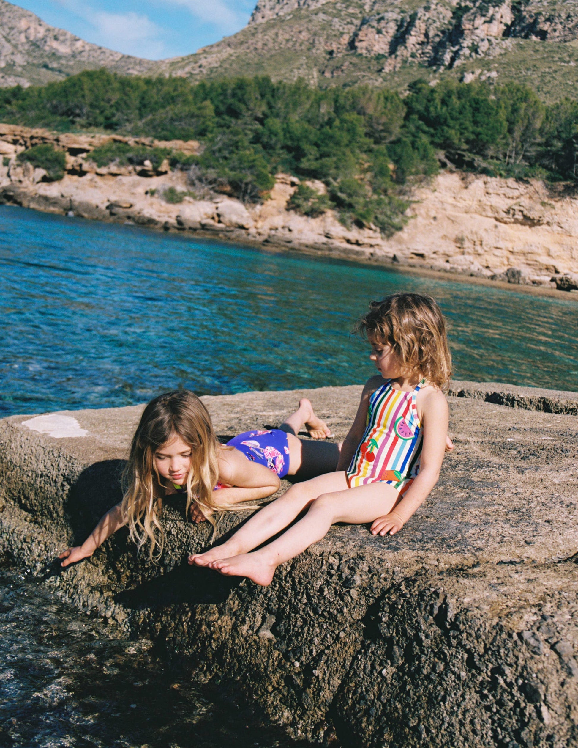 Ellery Fun Logo Swimsuit-Rainbow Stripe Fruit-4