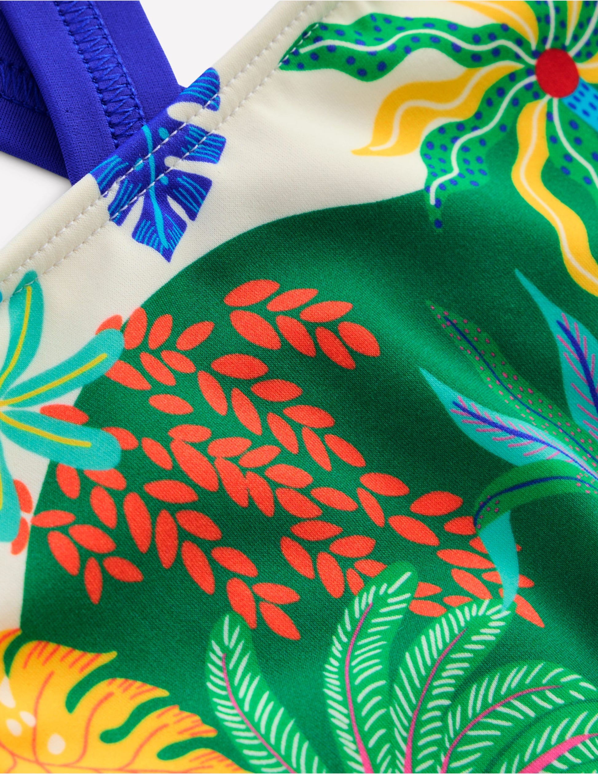 Cross-back Bikini Top-Soft Ivory Multi Jungle-3