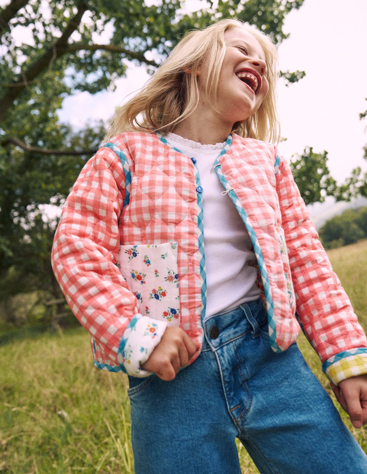 Aurore Reversible Jacket-Patchwork Floral - Image 4