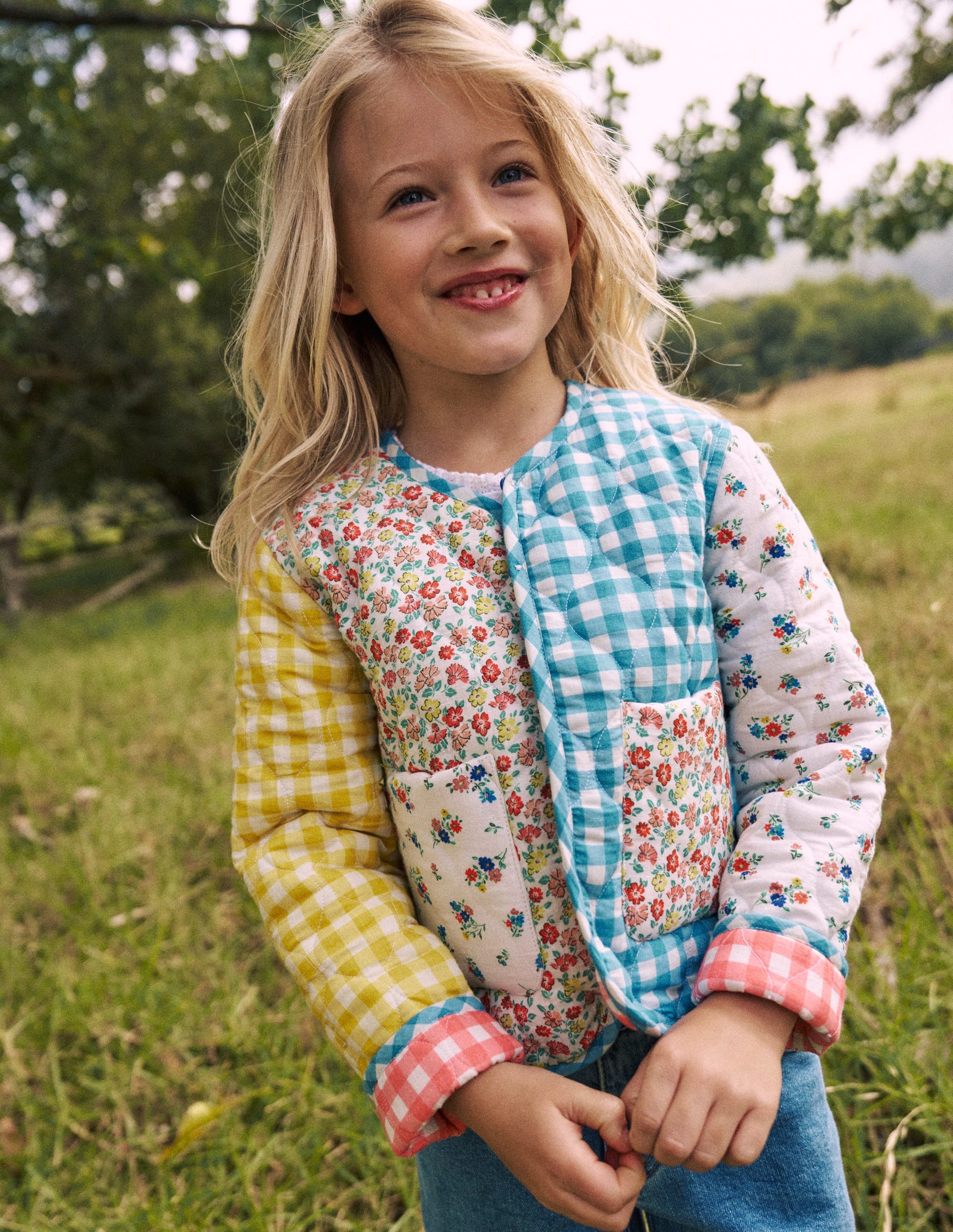 Aurore Reversible Jacket-Patchwork Floral-5