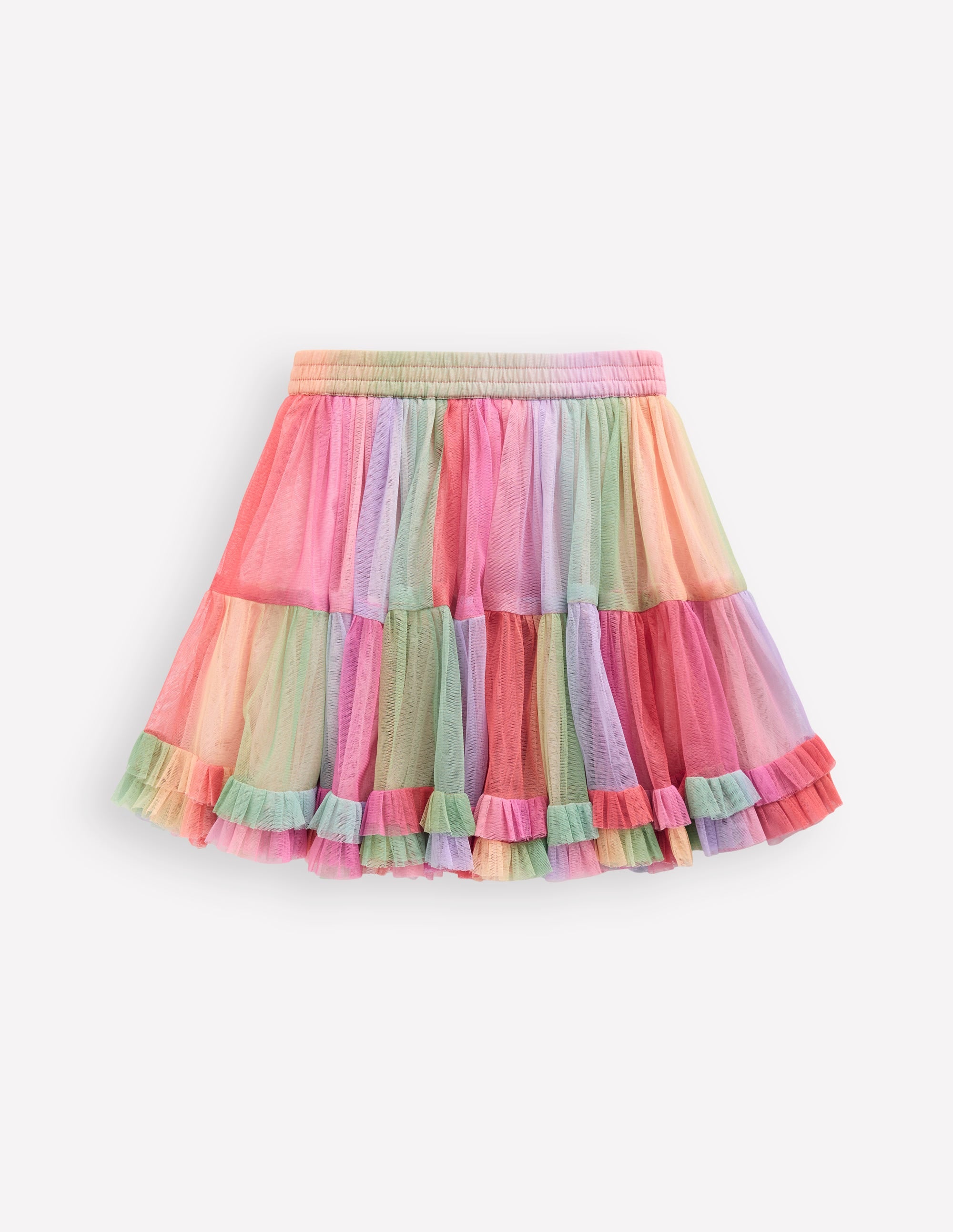 Tulle Ruffle Skirt-Multi - Image 2