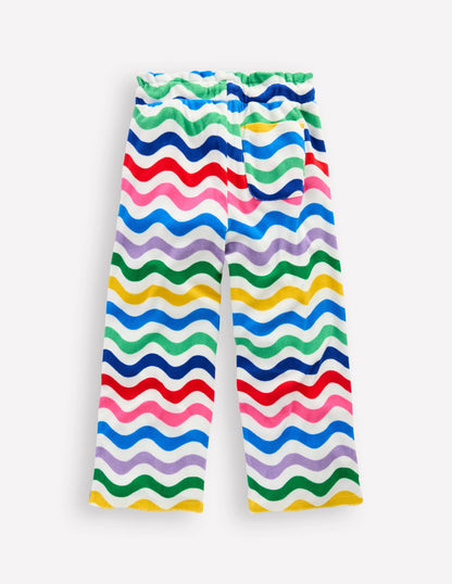 Towelling Trouser-Multi Wave